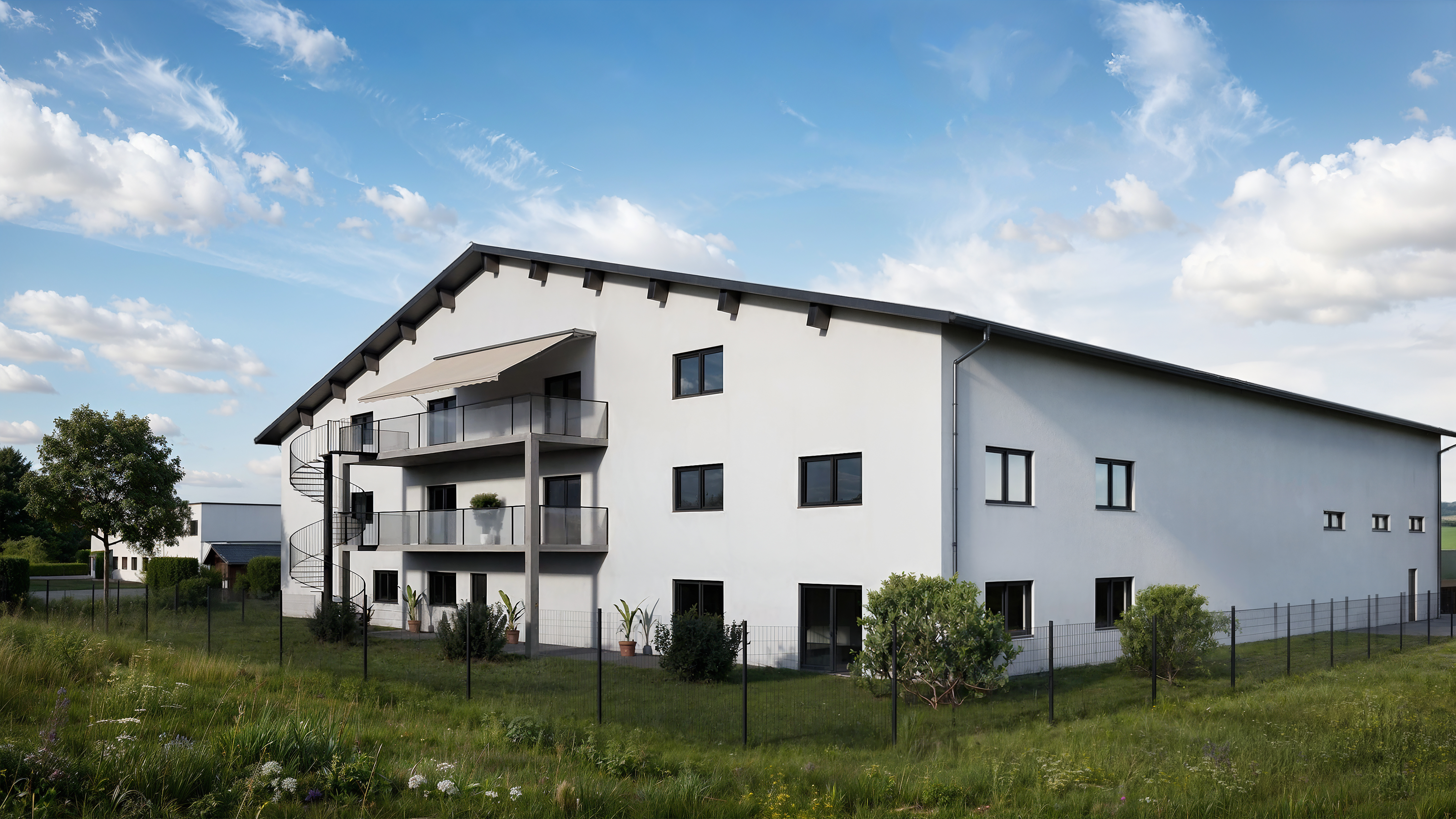 Neubau Büro- und Produktionshalle, Planung